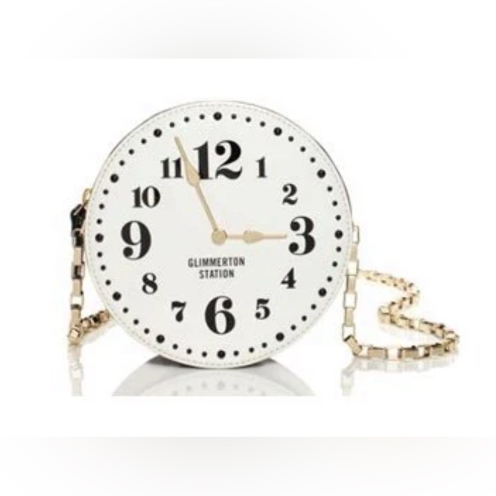Kate Spade Glimmerton Station Clock Patent Leather Crossbody Bag - Picture 5 of 5